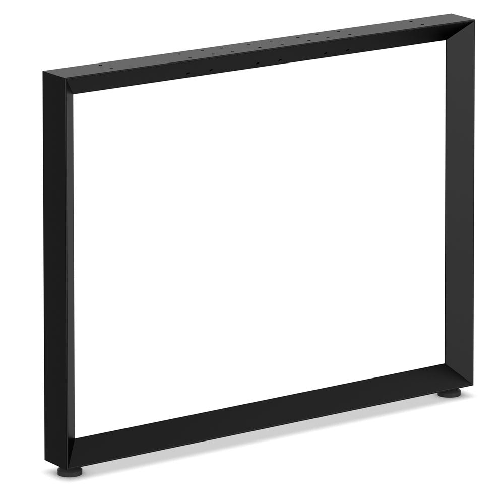 OfficeSource Variant Collection Beveled Style Leg Base - 35.8"W - Black