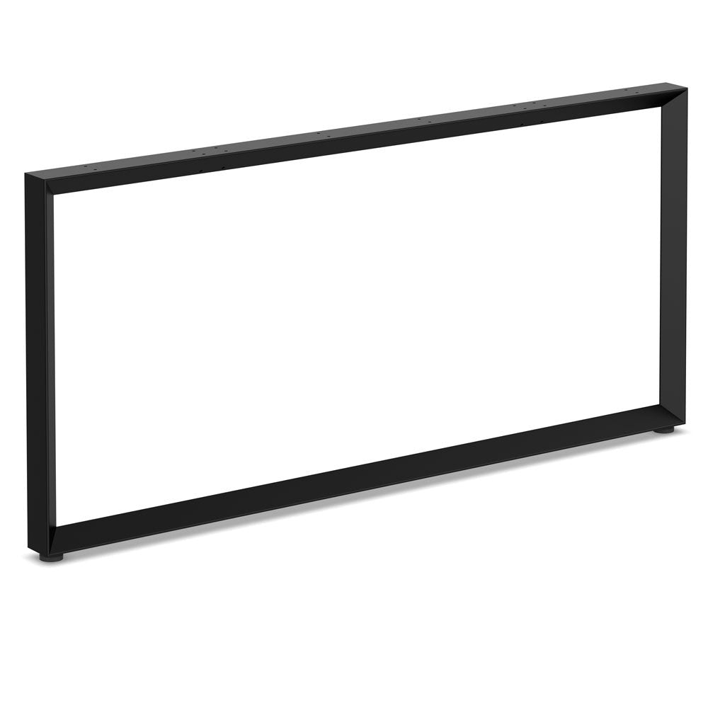 OfficeSource Variant Collection Beveled Style Leg Base - 60"W - Black