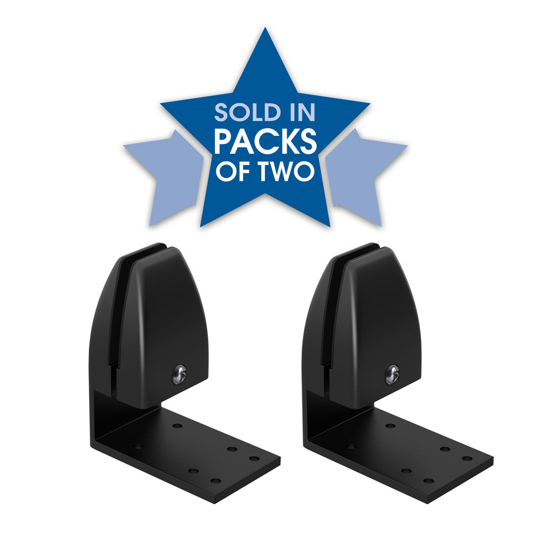OfficeSource Variant Collection Under Desk Mount Screen Brackets - Black