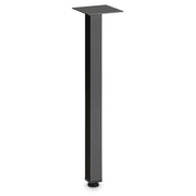 OfficeSource Variant Collection Square Single Post Leg - Black