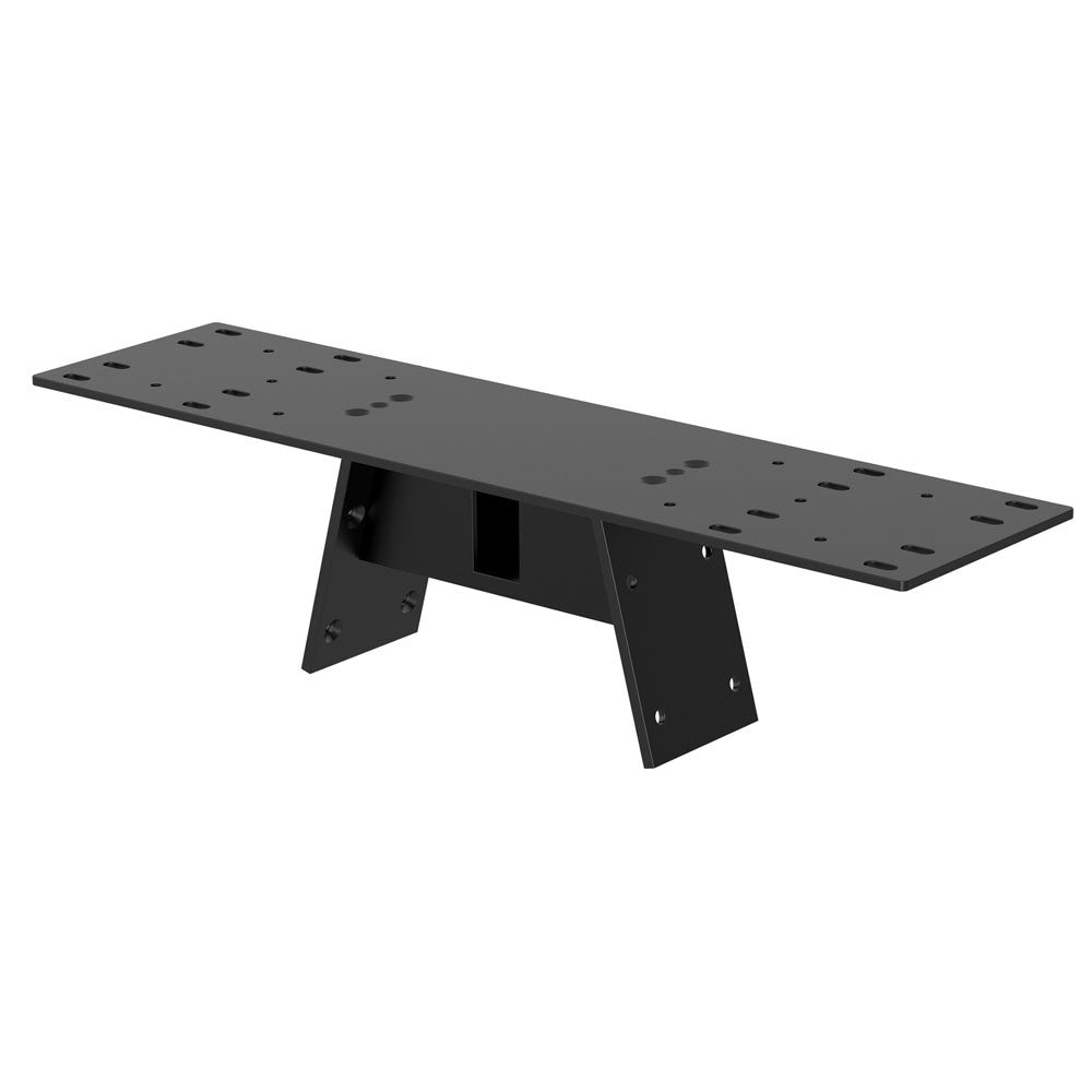 OfficeSource Variant Collection Oblique Leg Mounts - For 24"D Tops - Black
