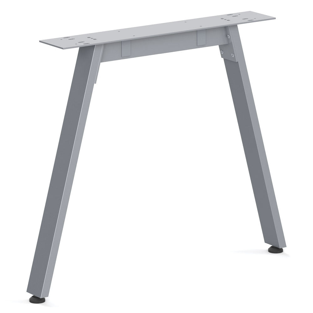 OfficeSource Variant Collection Metal Oblique Leg - Silver