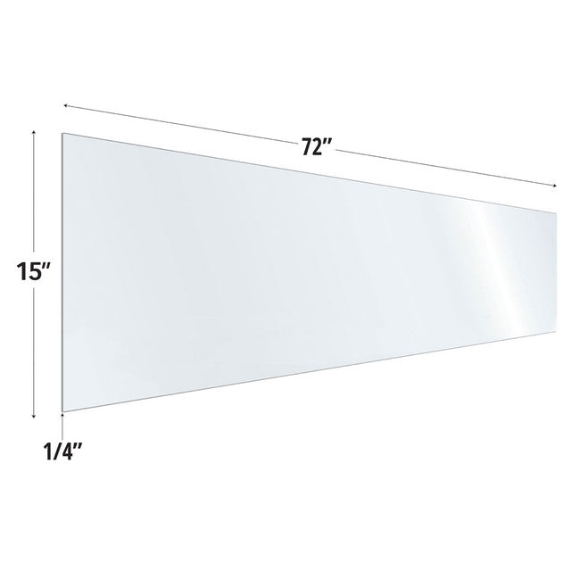 15X72 Clear Acrylic Screen