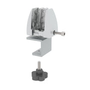 OfficeSource SafeGuard Barrier Work Surface Clamp Bracket - For 1 to 1-1/2"Thick Tops - Silver