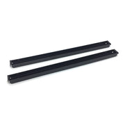 OfficeSource Lateral File  Double Rail Hanging Front to Back Filing Rail - Set of 2 - Black