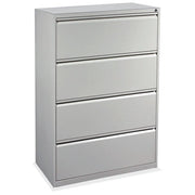 OfficeSource  4 Drawer Lateral File - Light Gray