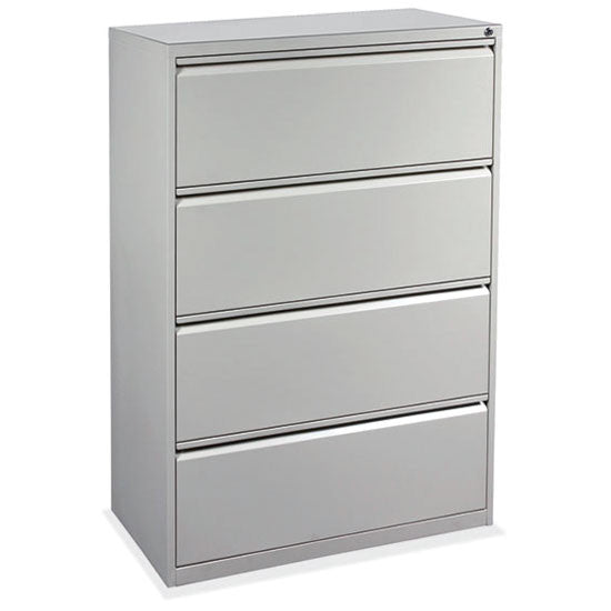 OfficeSource  4 Drawer Lateral File - Light Gray