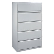 OfficeSource  5 Drawer Lateral File - Light Gray