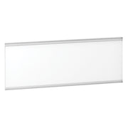 Clear Acrylic Panel w/ Silver Frame - 30"W x 12"H