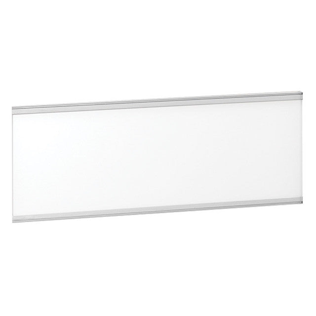 Clear Acrylic Panel w/ Silver Frame - 36"W x 12"H