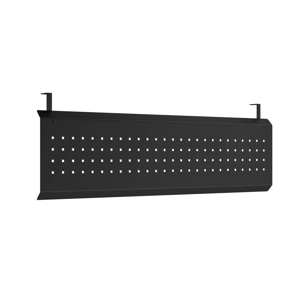 OfficeSource  Metal Perforated Modesty Panel - 53"W - Black