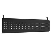 OfficeSource  Metal Perforated Modesty Panel - 65"W - Black