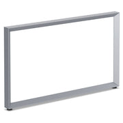 OfficeSource Variant Collection Beveled Style Leg Base - 47.8"W - Silver