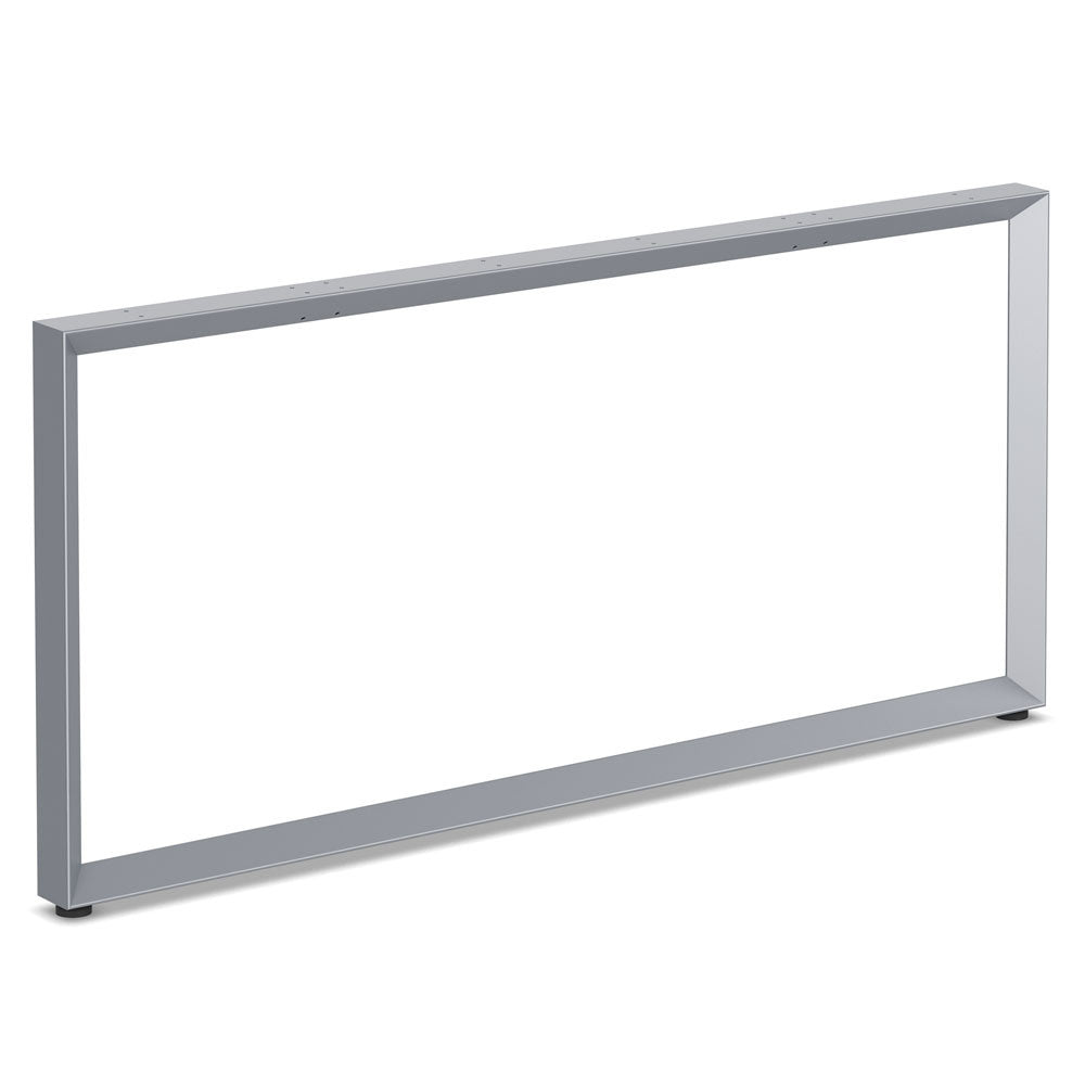 OfficeSource Variant Collection Beveled Style Leg Base - 60"W - Silver