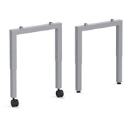 OfficeSource Variant Collection Adjustable Height Unite Leg Base - 24" - Silver