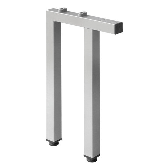 OfficeSource Variant Collection Half Leg - 29.5"H - Silver