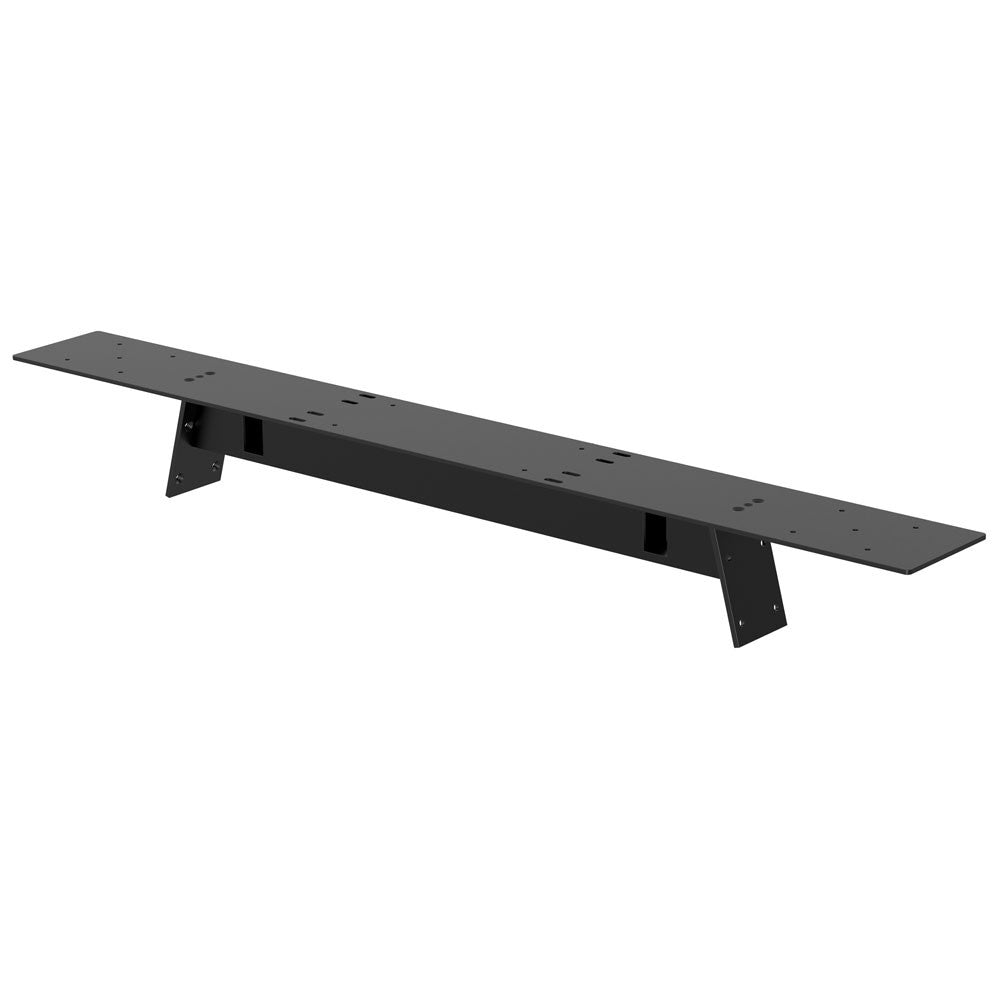 OfficeSource Variant Oblique Leg Mounts - For 48"D Tops - Black