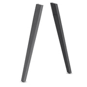 OfficeSource OS Conference/Multi-Purpose Oblique Wood Legs - Coastal Gray