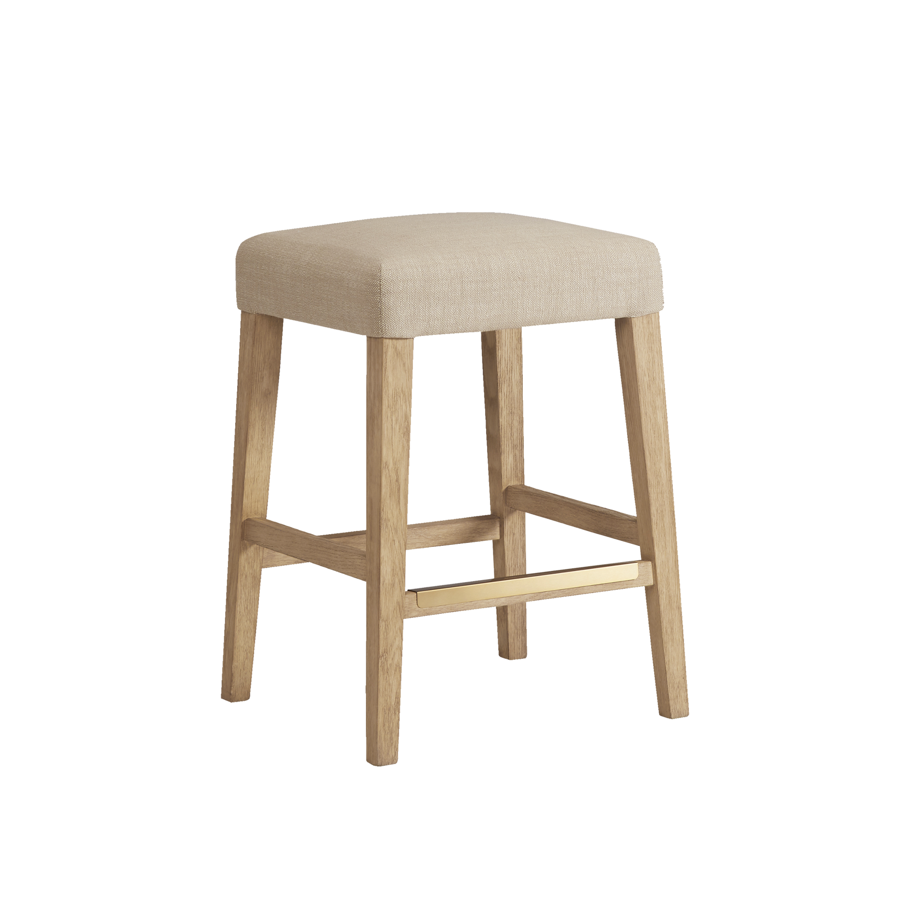 American Heritage® Port Royal Backless Stool, White Oak