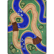 Pretend & Play 7'8" x 10'9" area rug in color Multi