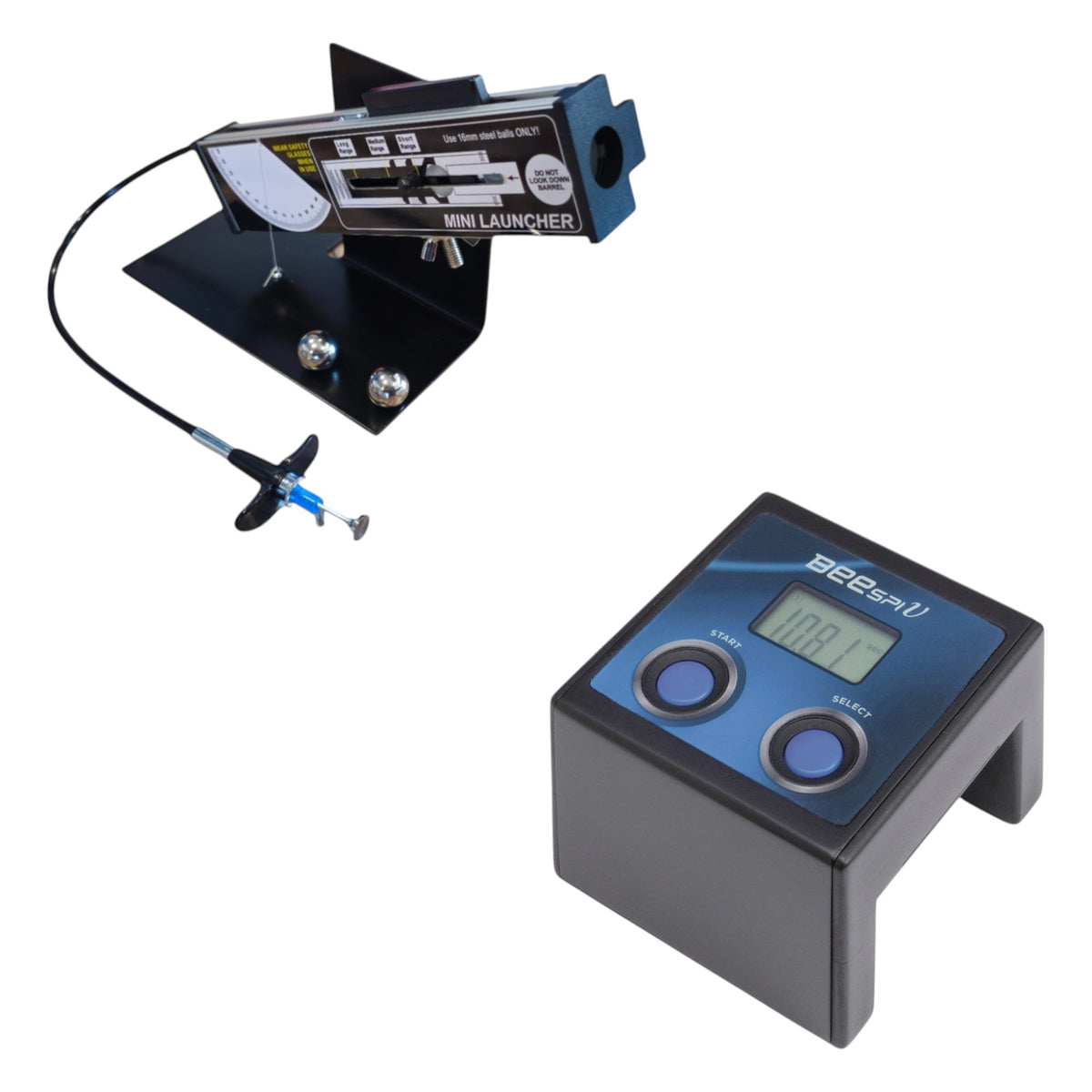 Mini Projectile Launcher, with BeeSpi V Photogate