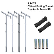 Batting Tunnel Frame - Professional Outdoor (55 ft.) - Multiple Tunnel Adaptor