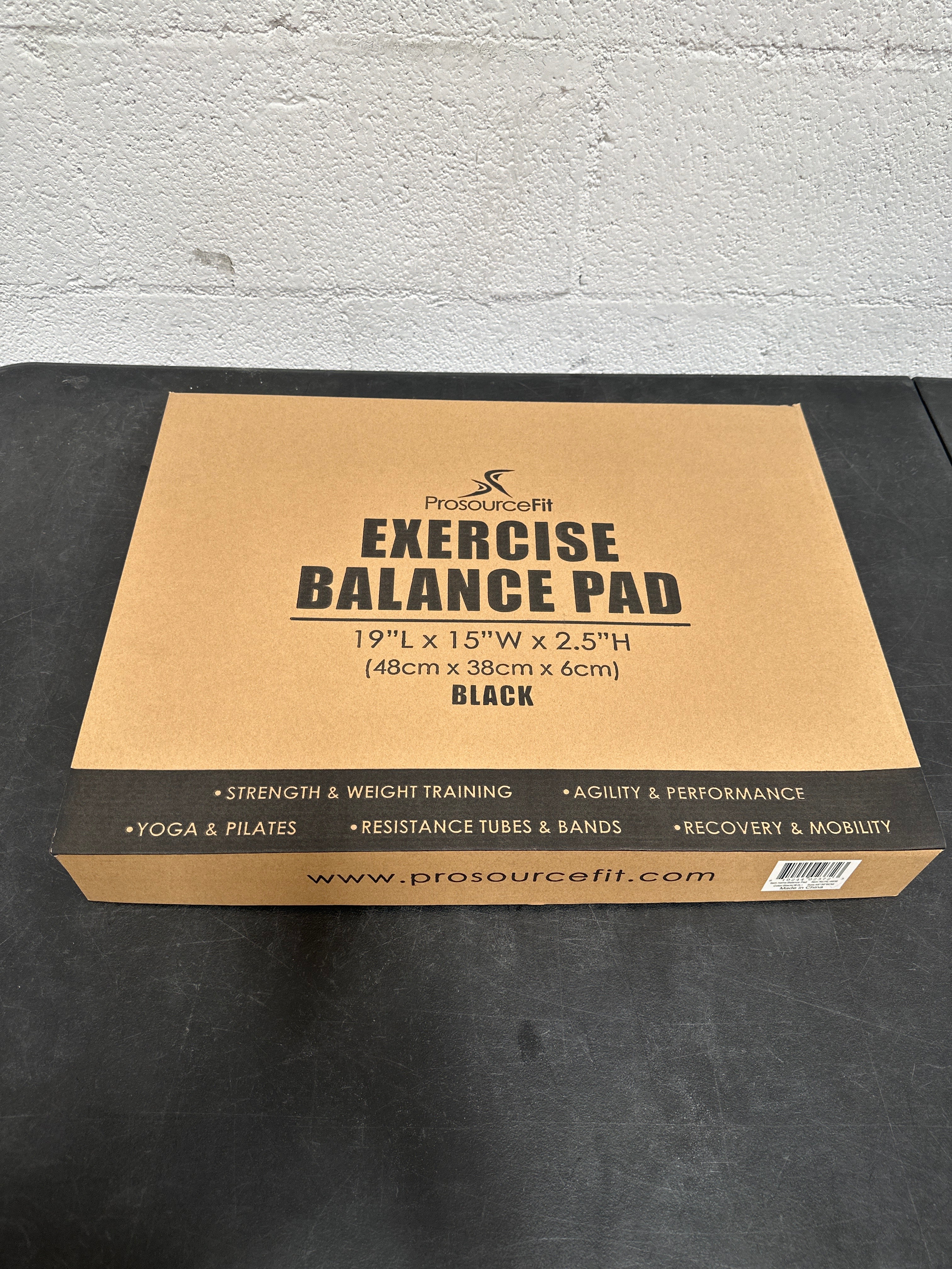 Exercise Balance Pad 15x18.75-in, Black