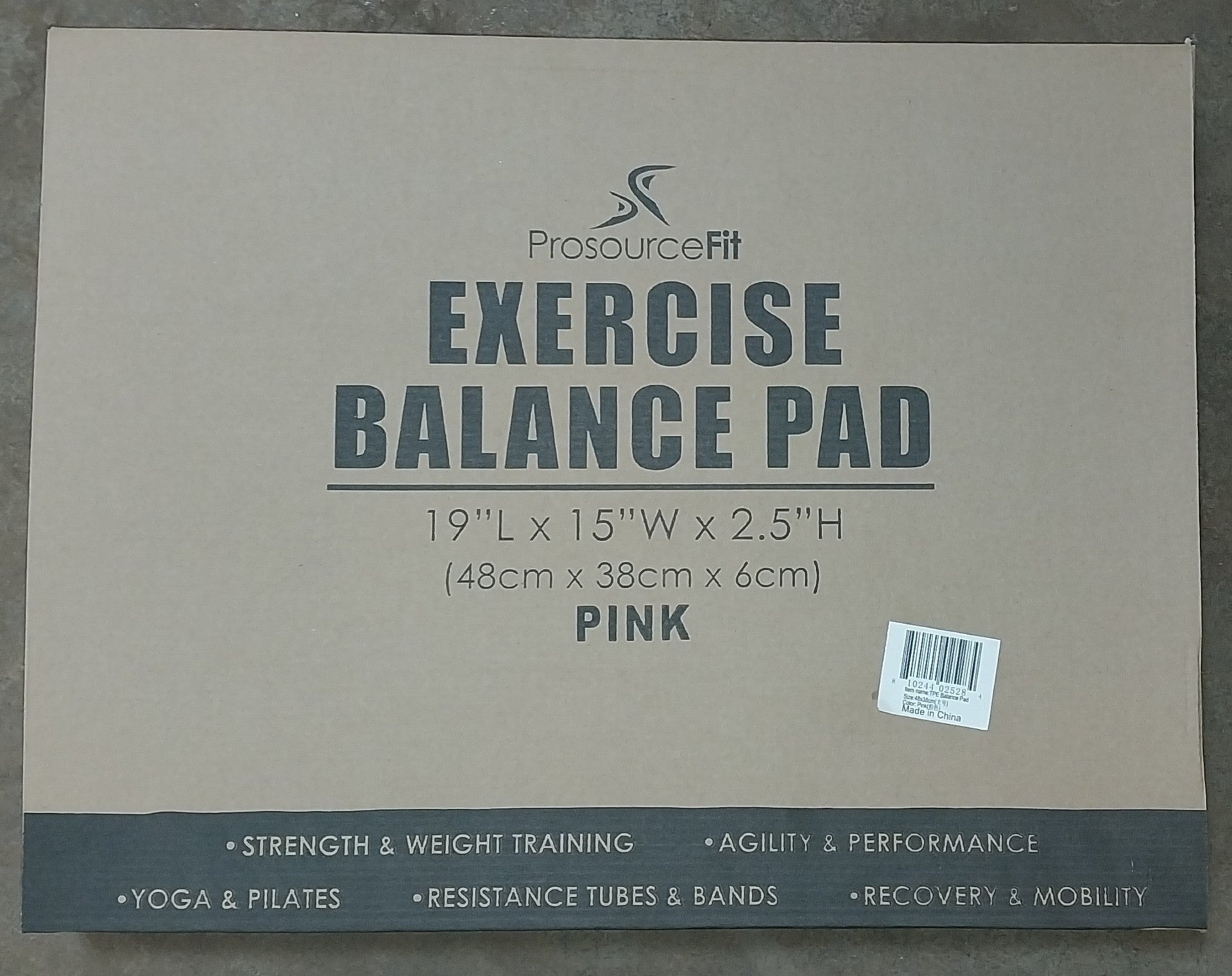 Exercise Balance Pad 15x18.75-in, Pink