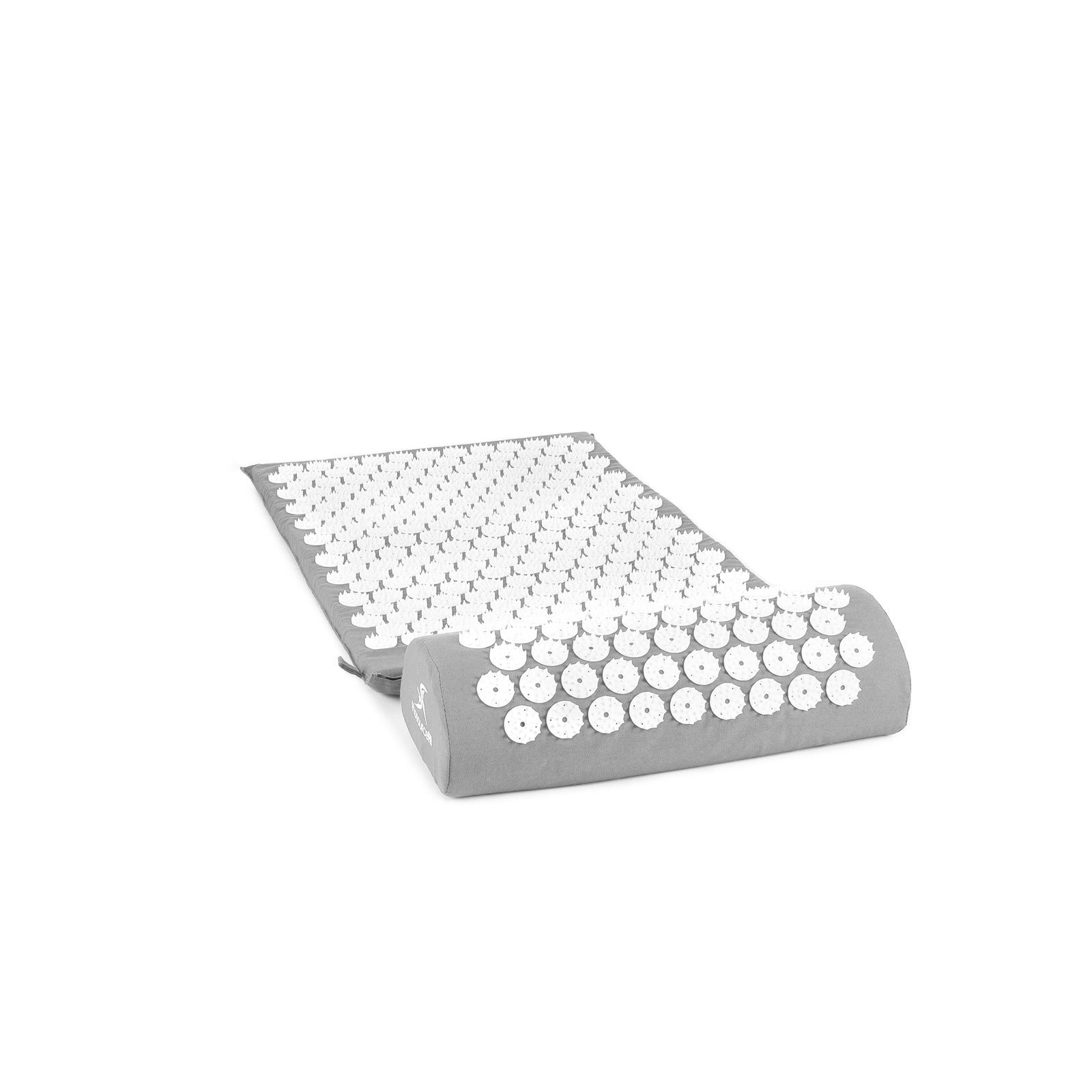 Acupressure Mat and Pillow Set, Gray