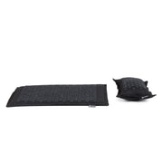 Ki Acupressure Mat and Pillow Set, Black Pearl
