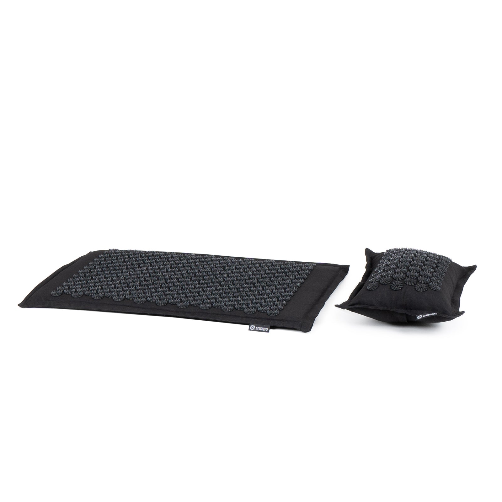 Ki Acupressure Mat and Pillow Set, Black Pearl