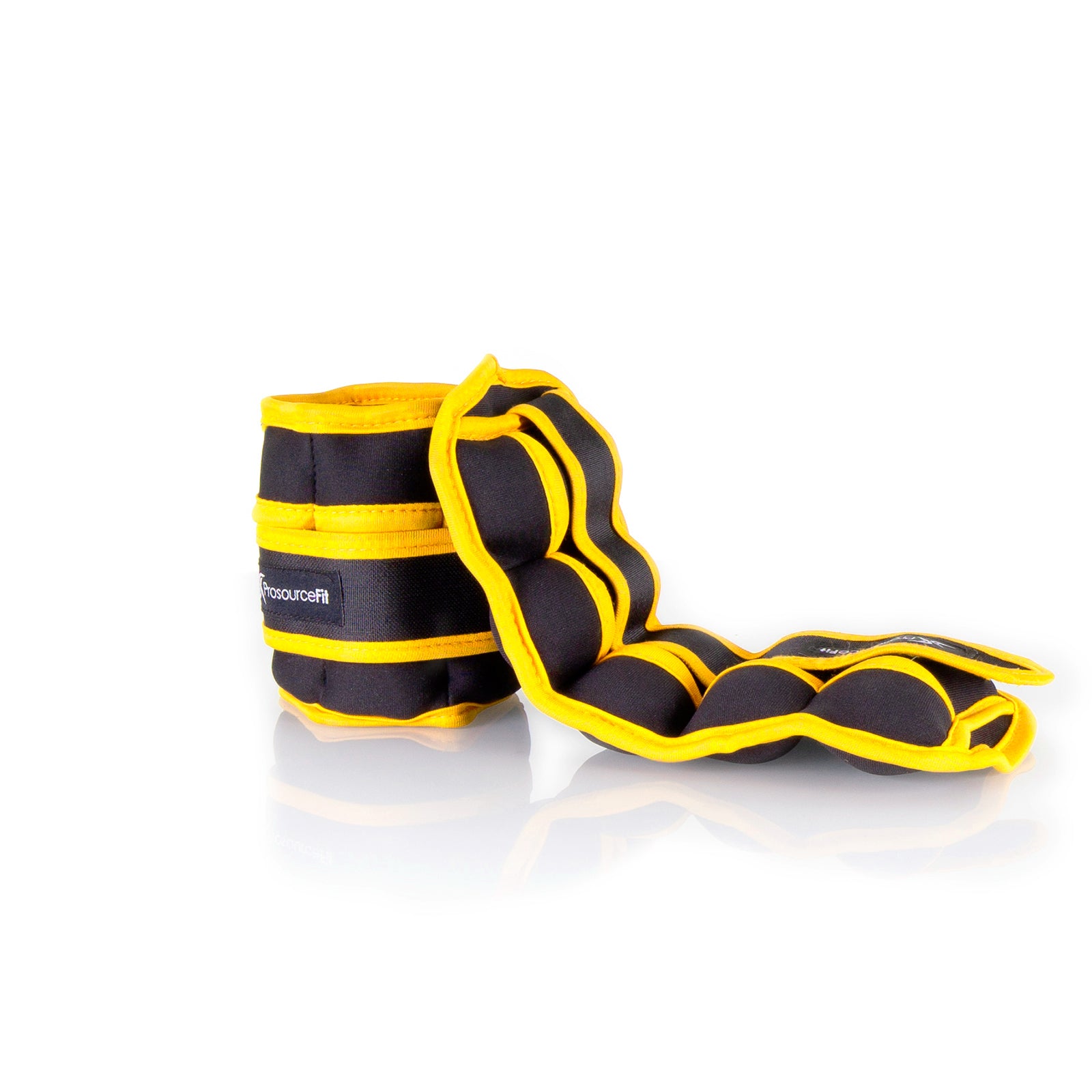 Adjustable Ankle Weights 7.5 lb, Set of 2, Yellow
