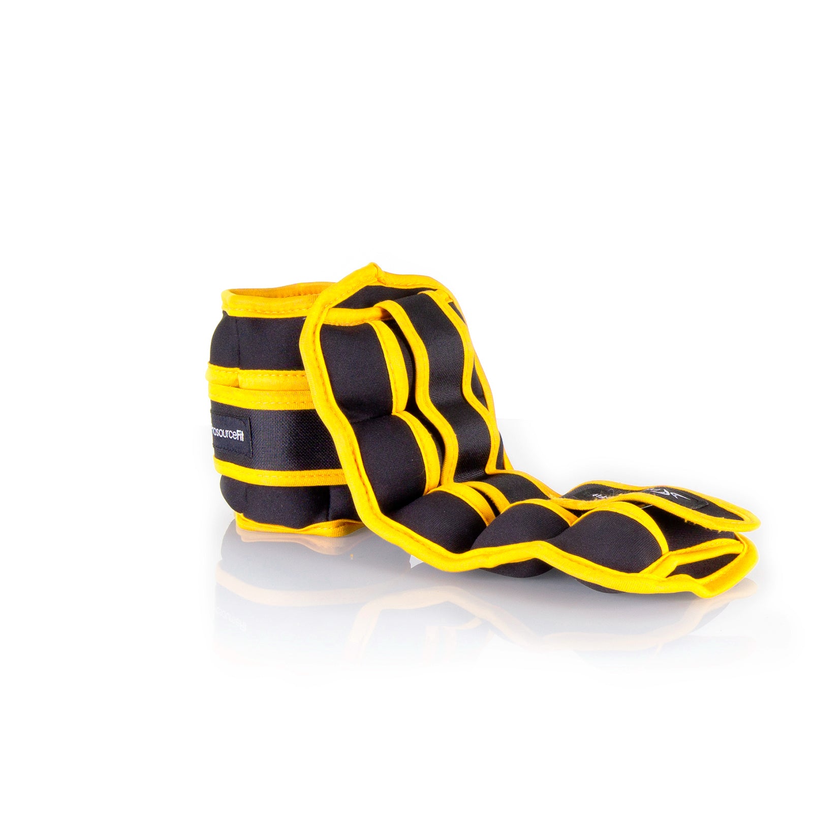 Adjustable Ankle Weights 7.5 lb, Set of 2, Yellow