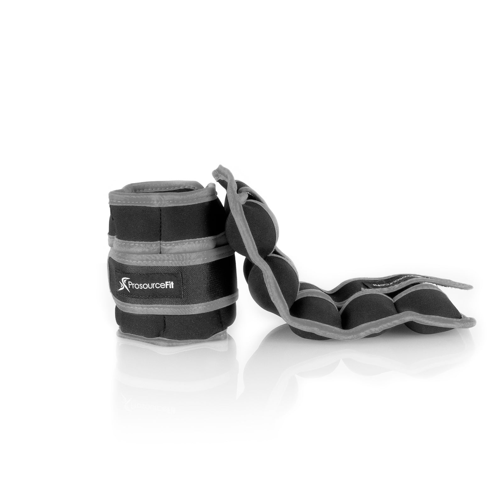Adjustable Ankle Weights 5 lb, Set of 2, Gray