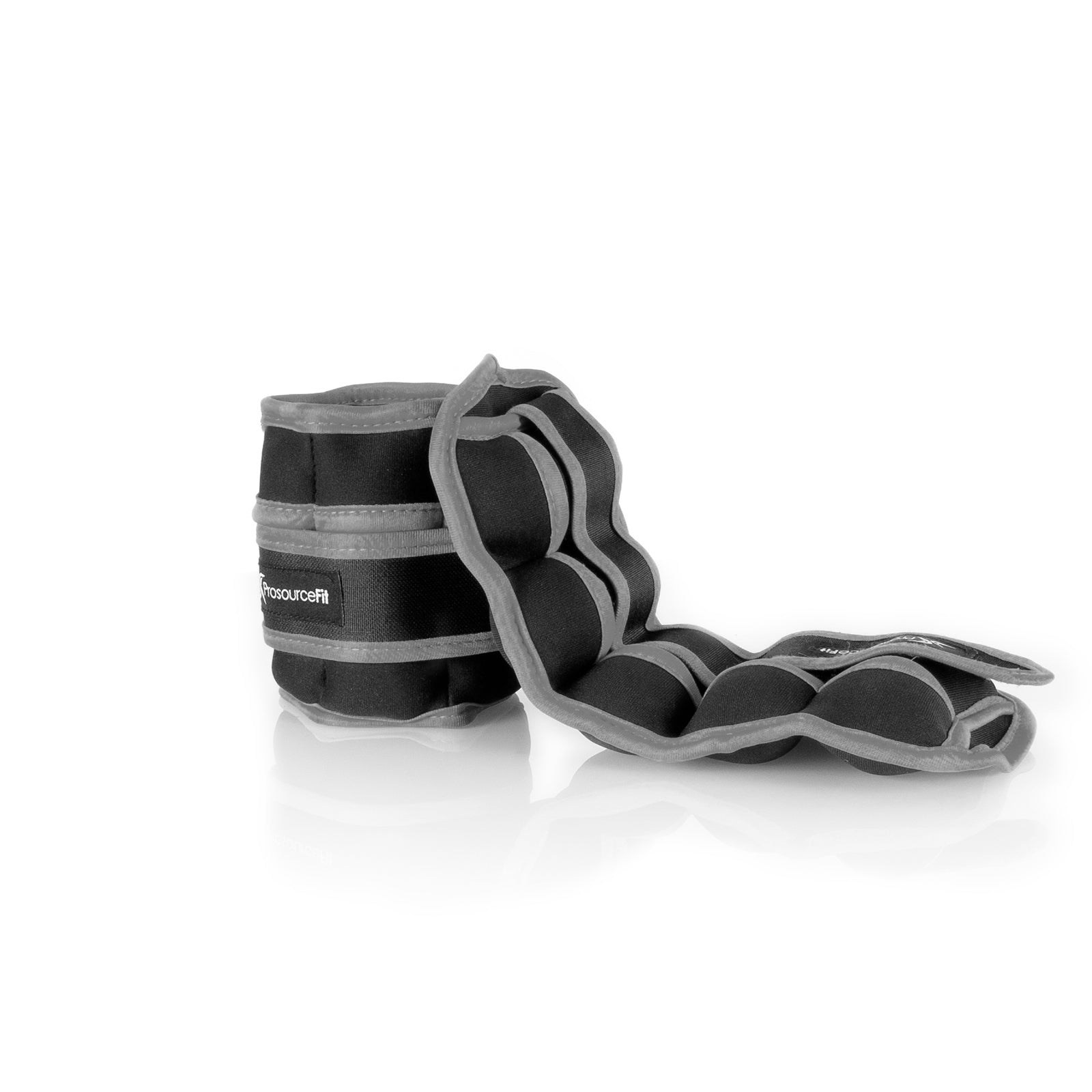 Adjustable Ankle Weights 5 lb, Set of 2, Gray