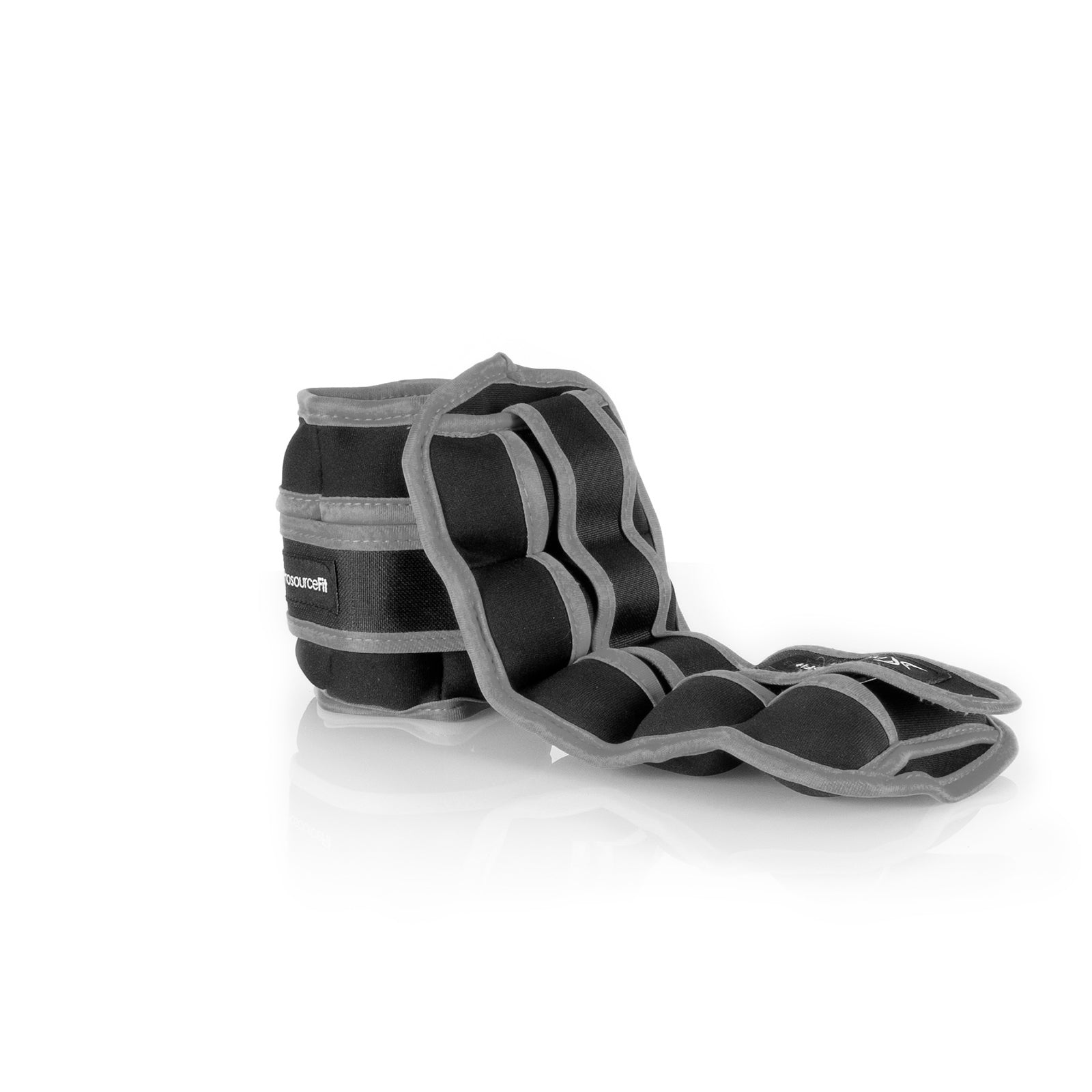 Adjustable Ankle Weights 5 lb, Set of 2, Gray
