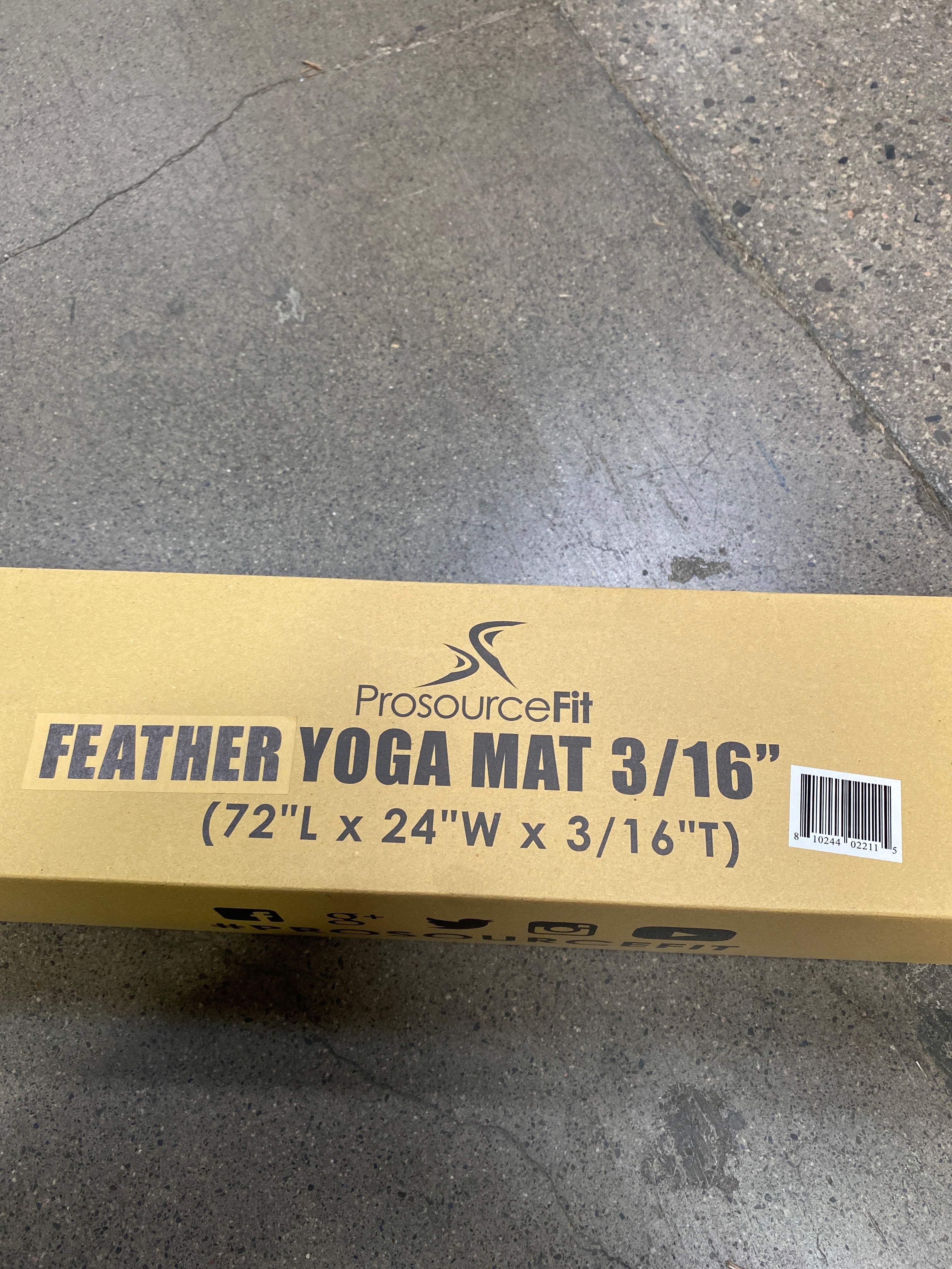 Feather Yoga Mat, 3/16-in (5mm)
