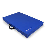 Bi-Fold Folding Exercise Mat 6ft x 2ft, Blue