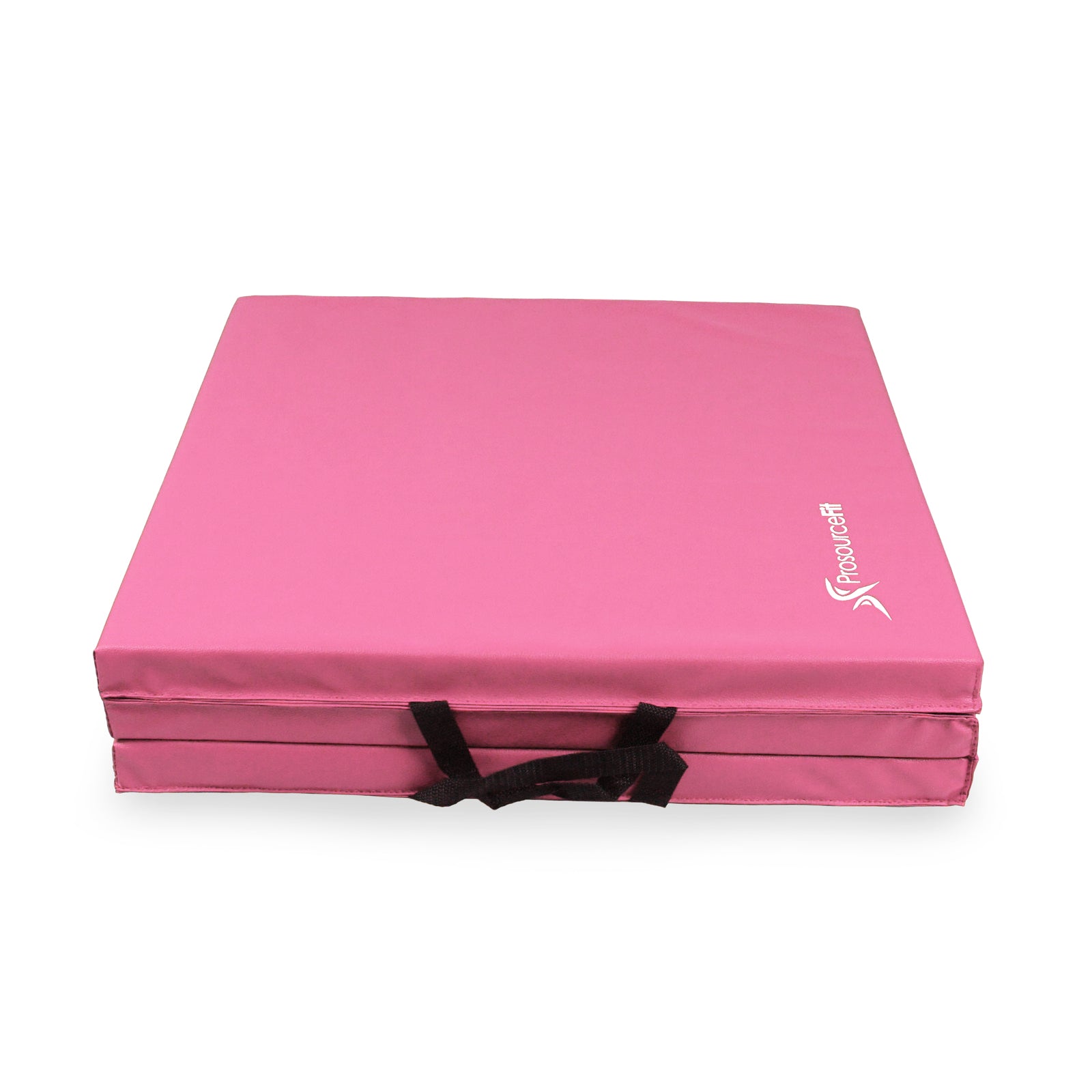 Tri-Fold Folding Exercise Mat 6ft x 2ft, Pink