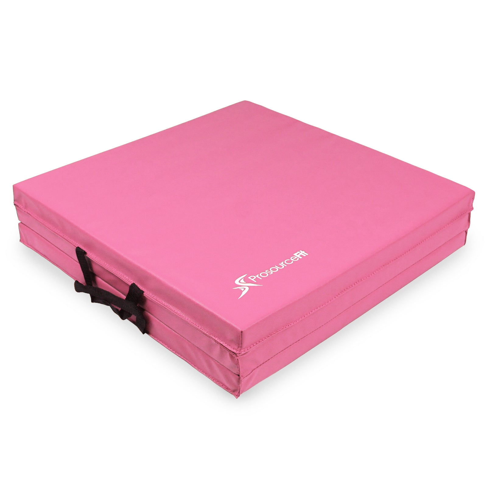 Tri-Fold Folding Exercise Mat 6ft x 2ft, Pink