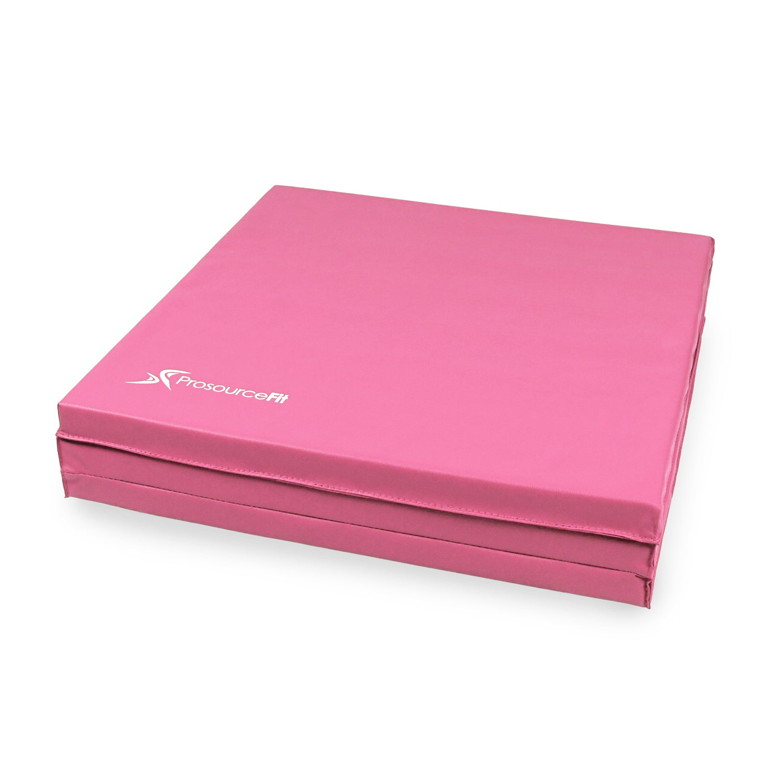 Tri-Fold Folding Exercise Mat 6ft x 2ft, Pink