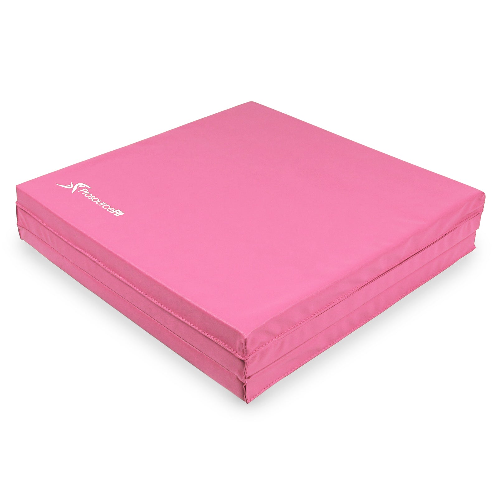Tri-Fold Folding Exercise Mat 6ft x 2ft, Pink