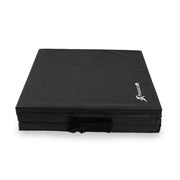Tri-Fold Folding Exercise Mat 6ft x 2ft, Black