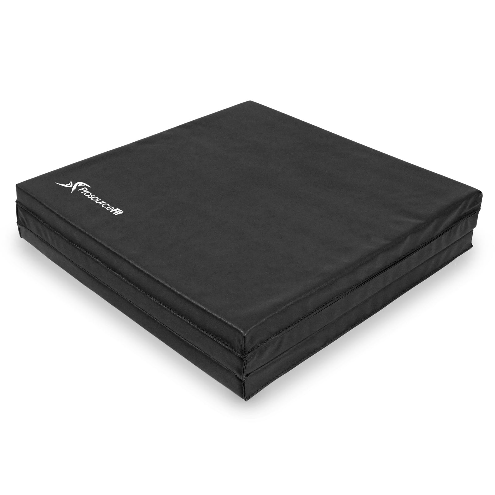 Tri-Fold Folding Exercise Mat 6ft x 2ft, Black