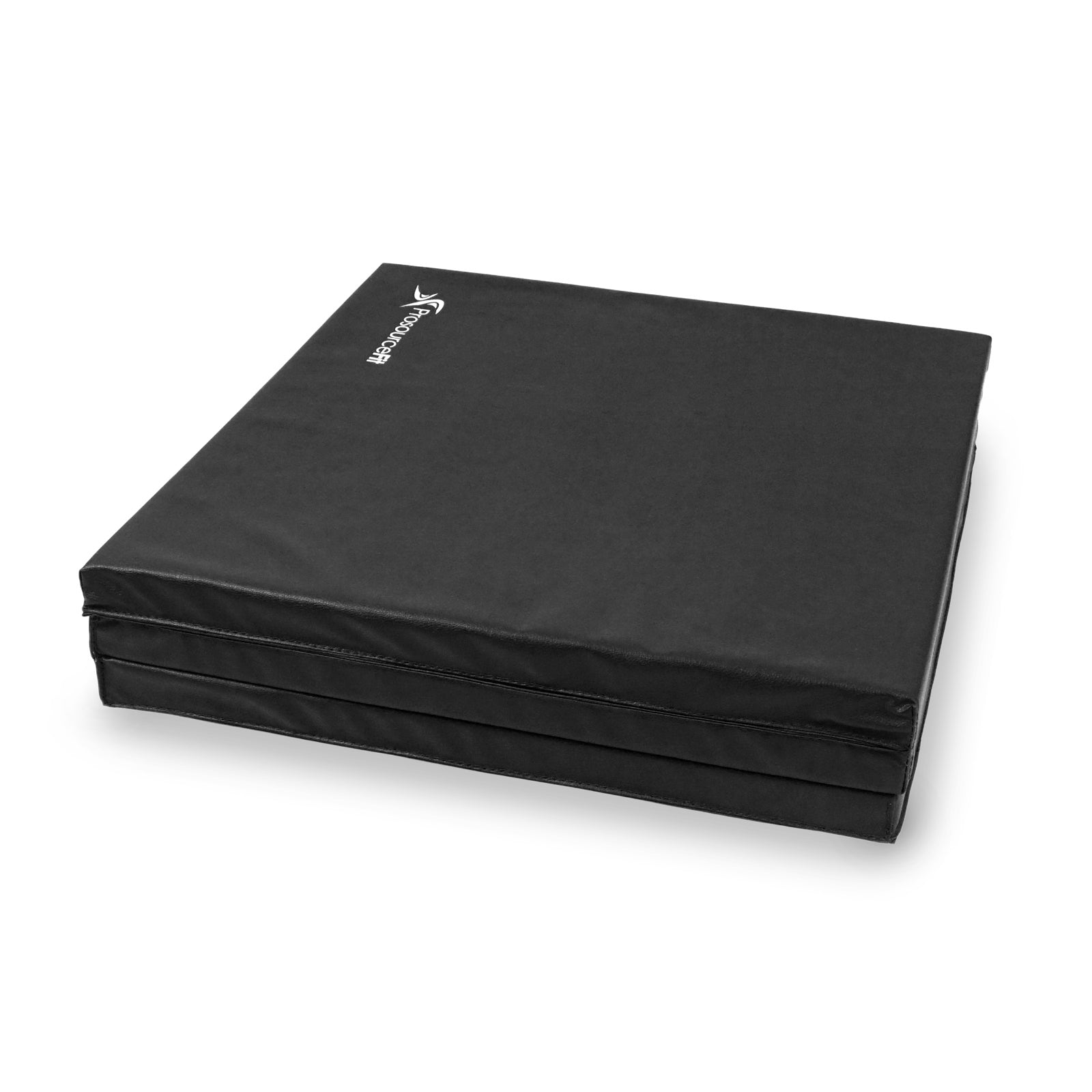 Tri-Fold Folding Exercise Mat 6ft x 2ft, Black
