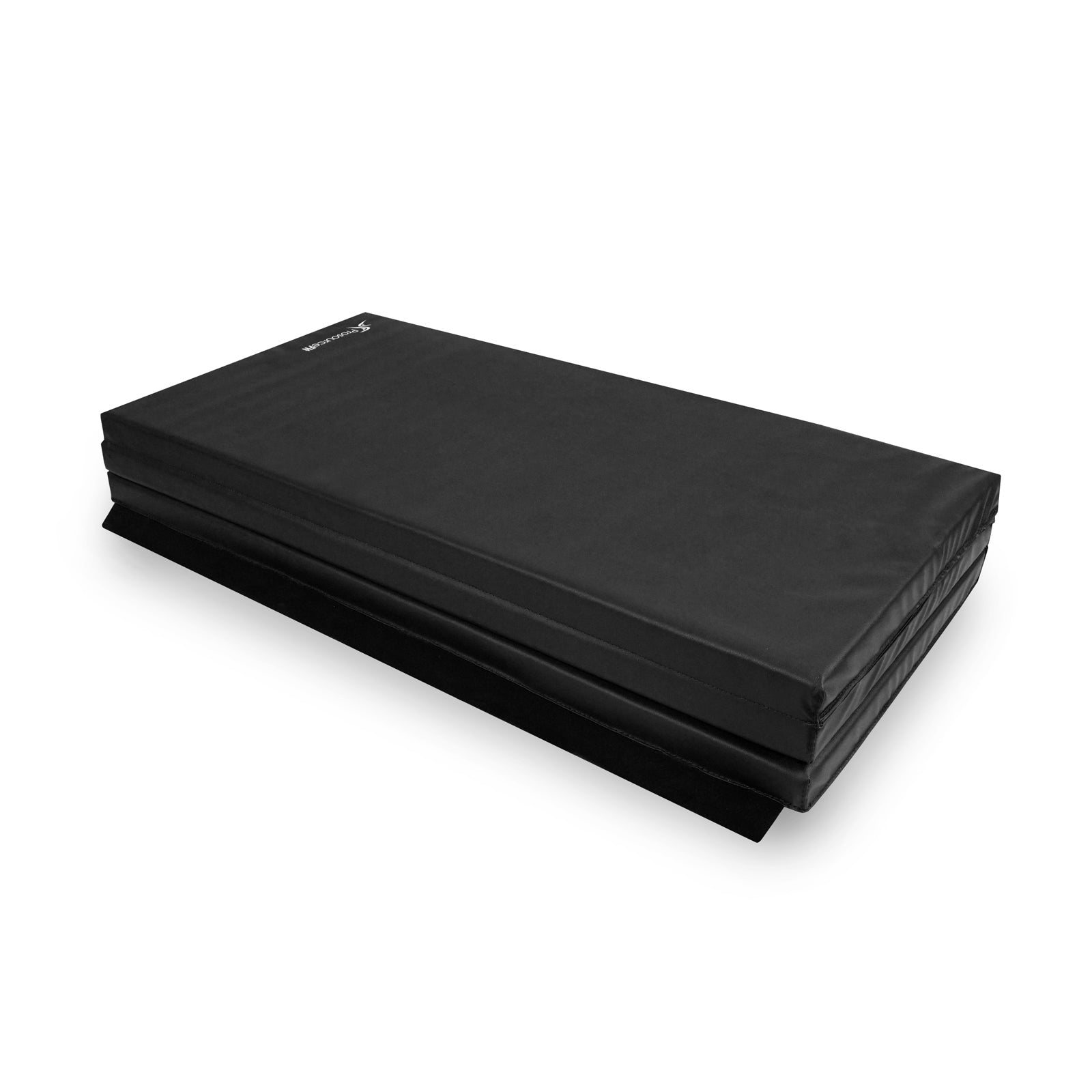 Tri-Fold Folding Exercise Mat 6ft x 4ft, Black