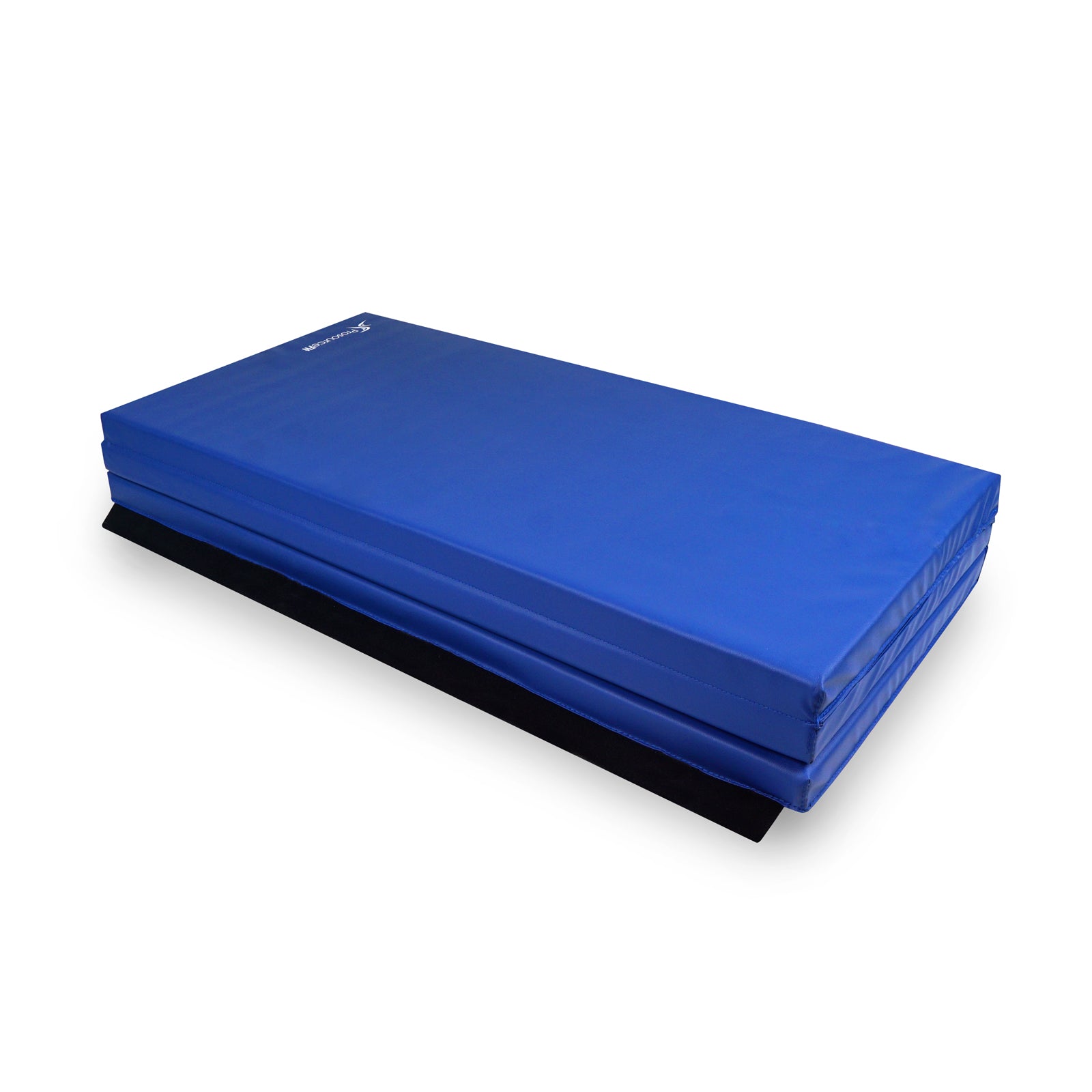 Tri-Fold Folding Exercise Mat 6ft x 4ft, Blue