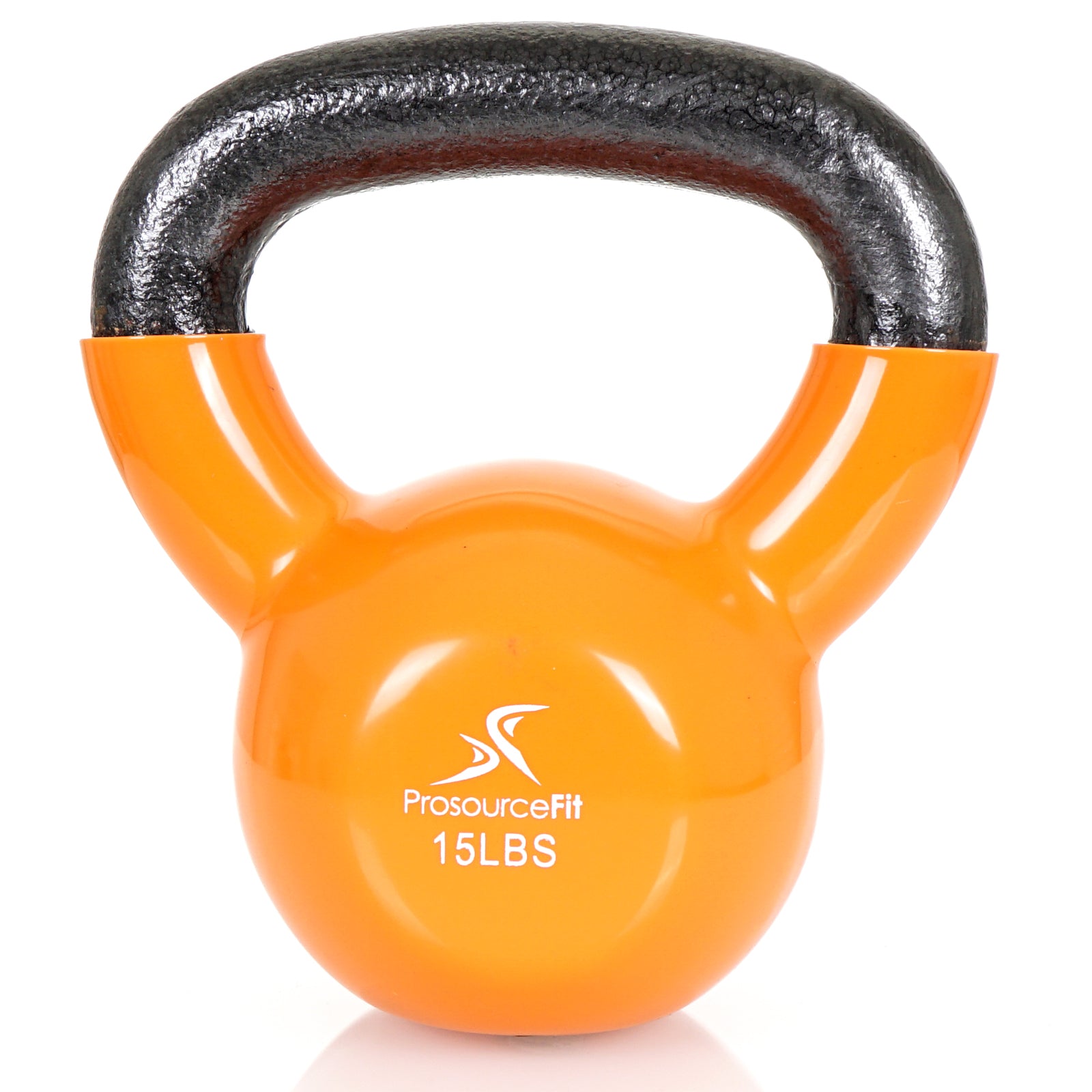 Vinyl Coated Iron Kettlebell, 15lb