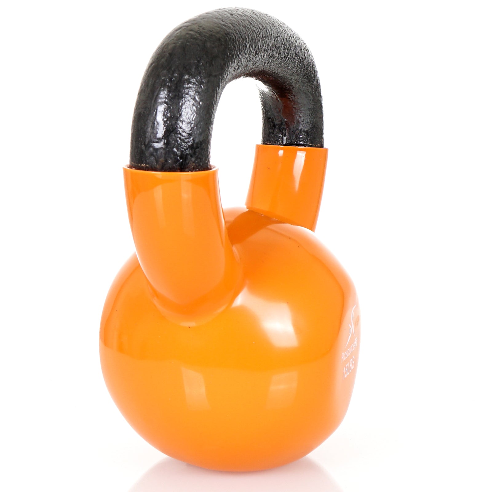 Vinyl Coated Iron Kettlebell, 15lb
