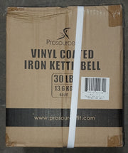 Vinyl Coated Iron Kettlebell, 30lb